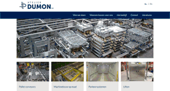 Desktop Screenshot of dumon.com