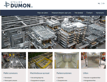 Tablet Screenshot of dumon.com